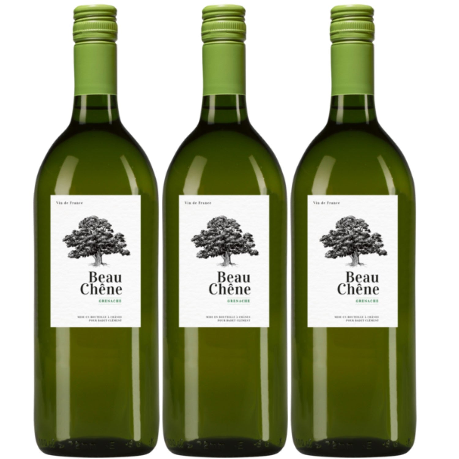 Beau Chêne Grenache Blanc Vin de France Weißwein Wein trocken Frankreich (3 x 0.75l) - Versanel -