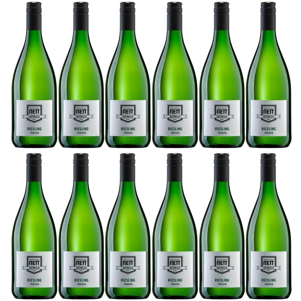 Bergdolt-Reif & Nett Creation Riesling Weißwein Wein trocken Pfalz (12 x 0,75l) - Versanel -