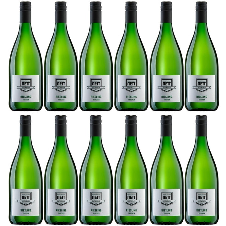 Bergdolt-Reif & Nett Creation Riesling Weißwein Wein trocken Pfalz (12 x 0,75l) - Versanel -