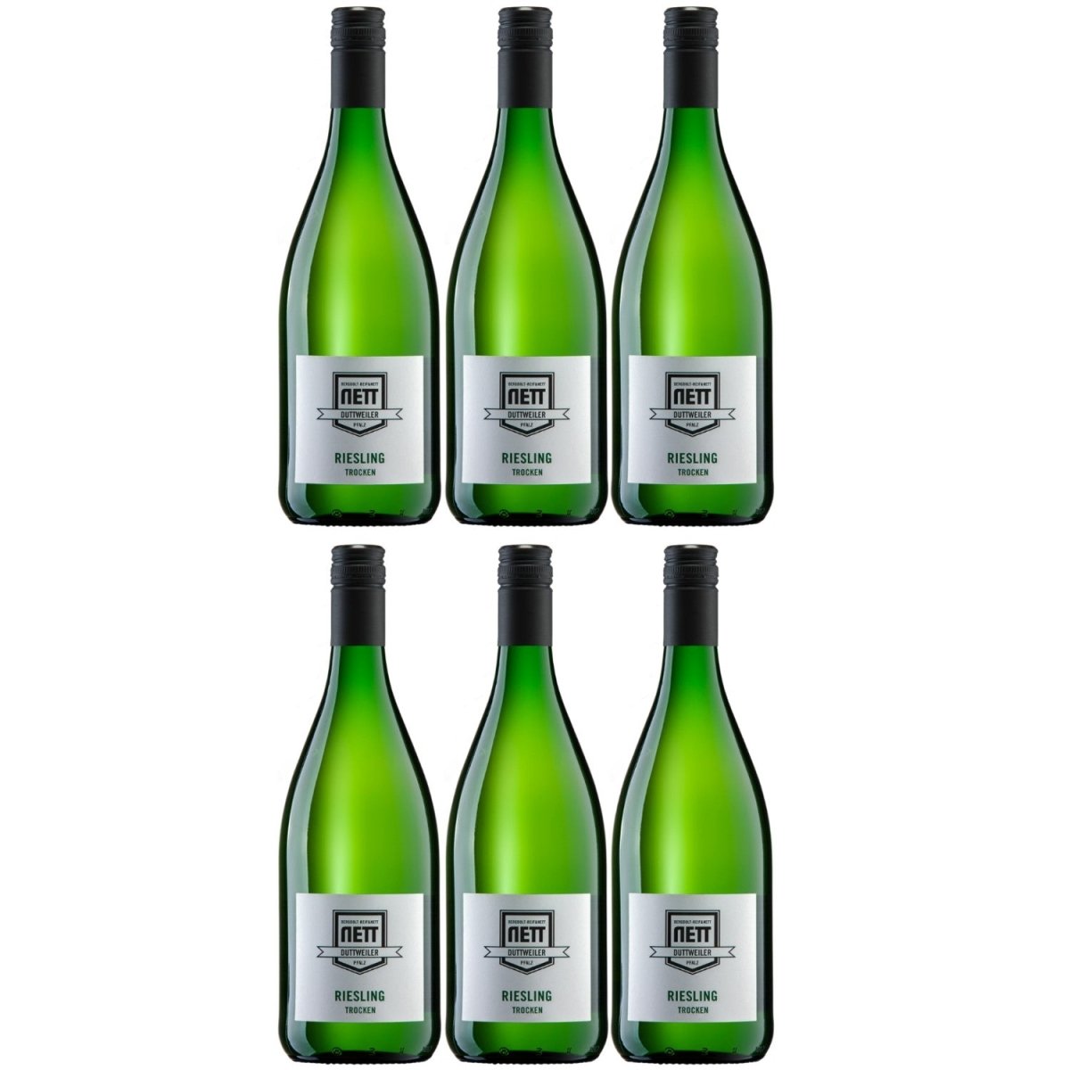 Bergdolt-Reif & Nett Creation Riesling Weißwein Wein trocken Pfalz (6 x 0,75l) - Versanel -