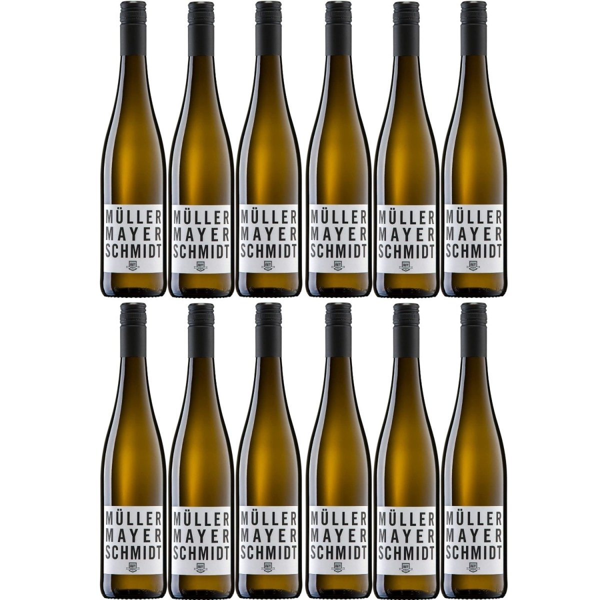 Bergdolt-Reif & Nett Müller-Mayer-Schmidt Müller-Thurgau Weißwein Wein Trocken Pfalz (12 x 0,75l) - Versanel -