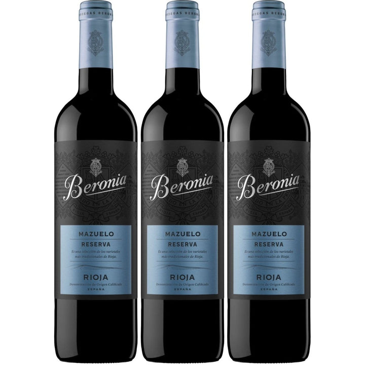 Beronia Mazuelo Reserva Rotwein Wein trocken Rioja Spanien (3 x 0,75l)) - Versanel -