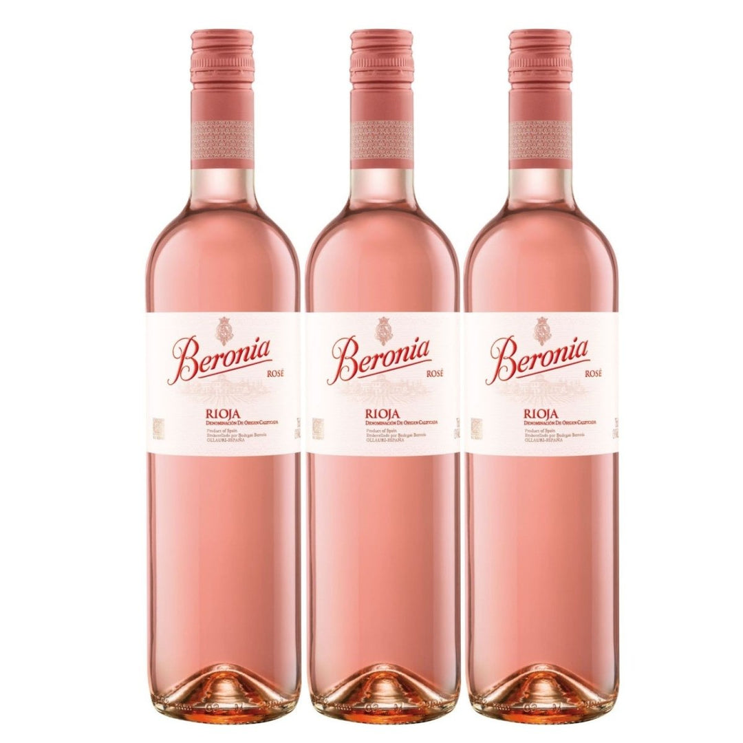 Beronia Rosado Roséwein Wein trocken Rioja Spanien (3 x 0,75l)) - Versanel -