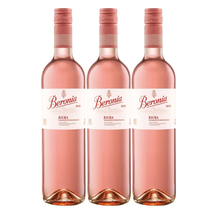 Beronia Rosado Roséwein Wein trocken Rioja Spanien (3 x 0,75l)) - Versanel -