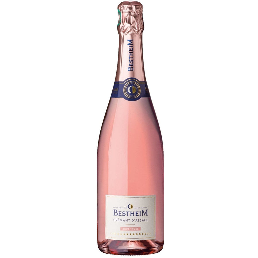 Bestheim Crémant d'Alsace Brut Rosé Schaumwein trocken Frankreich (1 x 0,75l) - Versanel -