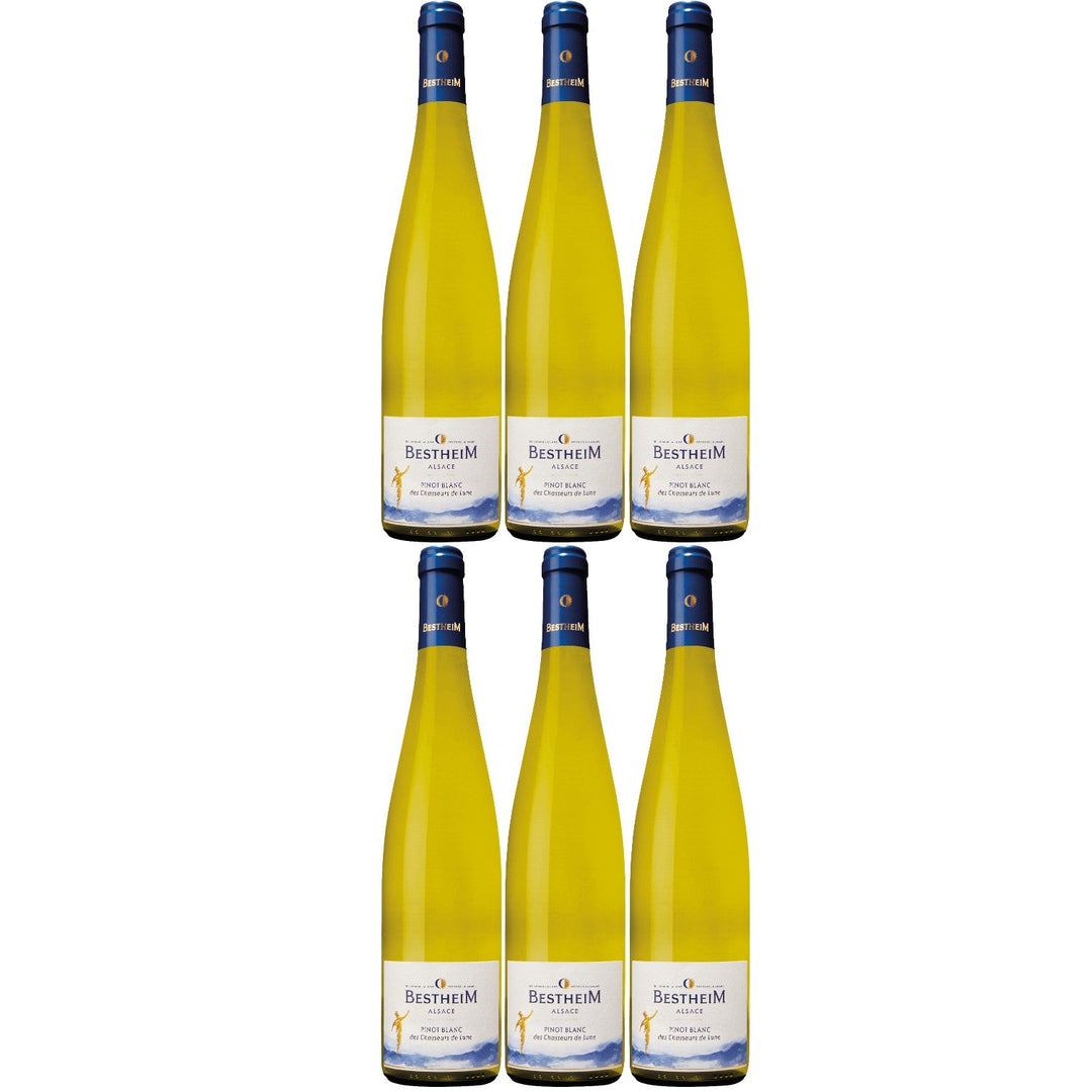 Bestheim Pinot Blanc Classic Alsace AOC Weißwein Wein trocken Frankreich I Visando Paket (6 x 0,75l) - Versanel -