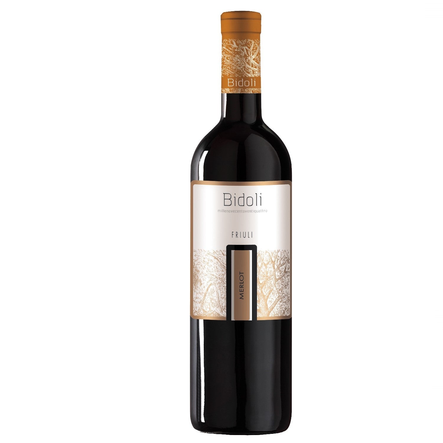 Bidoli Vini Merlot DOC Friuli Grave Rotwein Wein trocken Italien (12 x 0.75l) - Versanel -