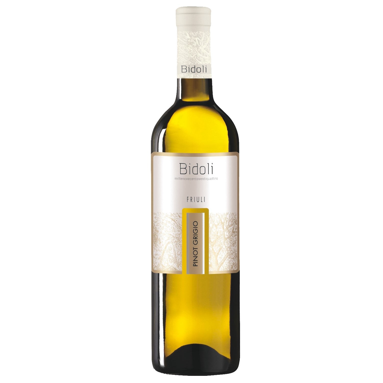 Bidoli Vini Pinot Grigio DOC Friuli Grave Weißwein Wein trocken Italien (12 x 0.75l) - Versanel -