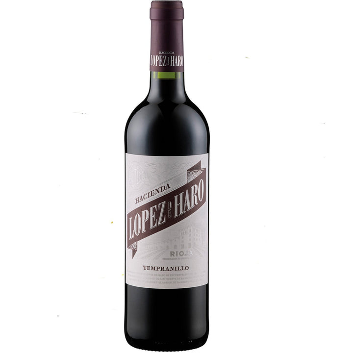 Bodega Classica Hacienda López de Haro Tempranillo DOCa Rotwein Wein Trocken Spanien (6 x 0.75l) - Versanel -