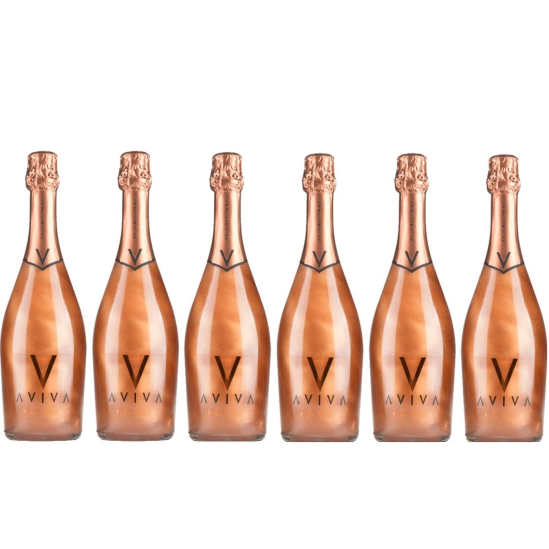 Bodega Torre Oria Aviva Sparkling Pink Gold süß Schaumwein Weiss Spanien (6 x 0,75l) - Versanel -