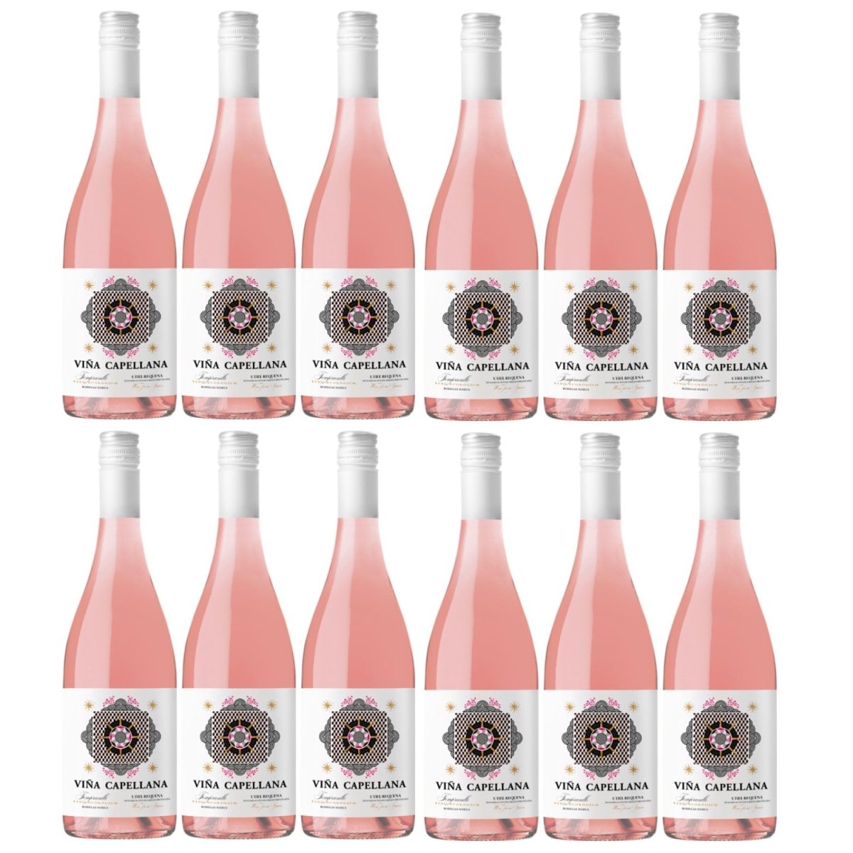 Bodegas Nodus Viña Capellana Rosado Trocken Roséwein Bio Spanien (12 x 0,75 l) - Versanel -