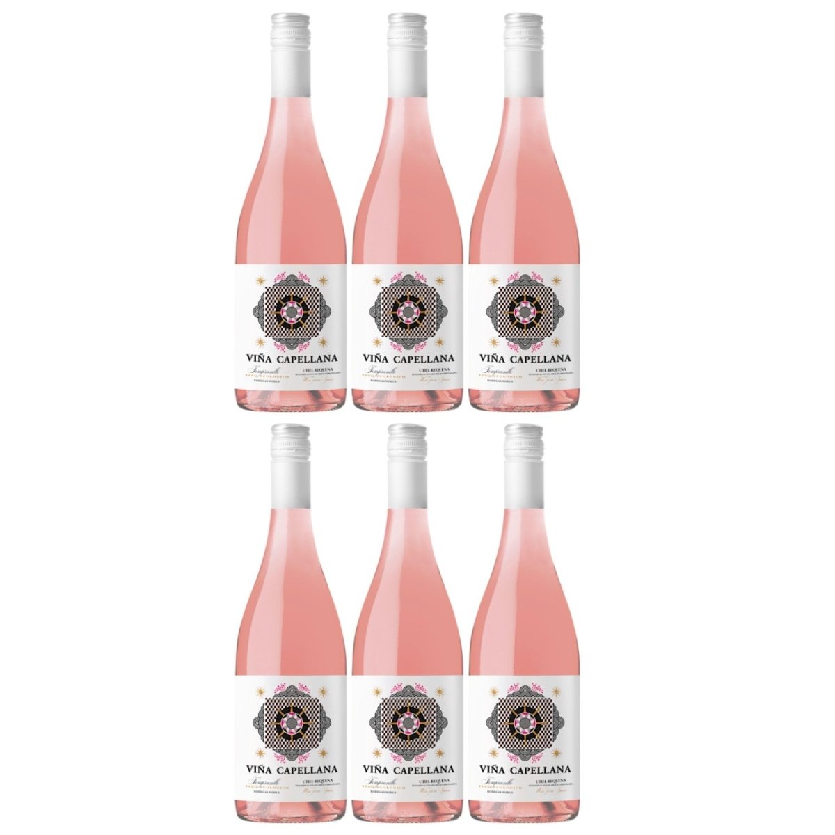 Bodegas Nodus Viña Capellana Rosado Trocken Roséwein Bio Spanien (6 x 0,75 l) - Versanel -