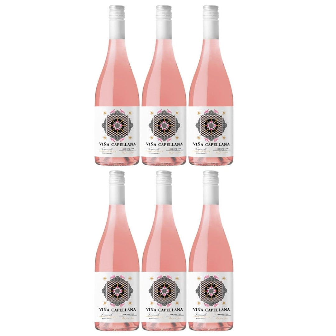 Bodegas Nodus Viña Capellana Rosado Trocken Roséwein Bio Spanien (6 x 0,75 l) - Versanel -