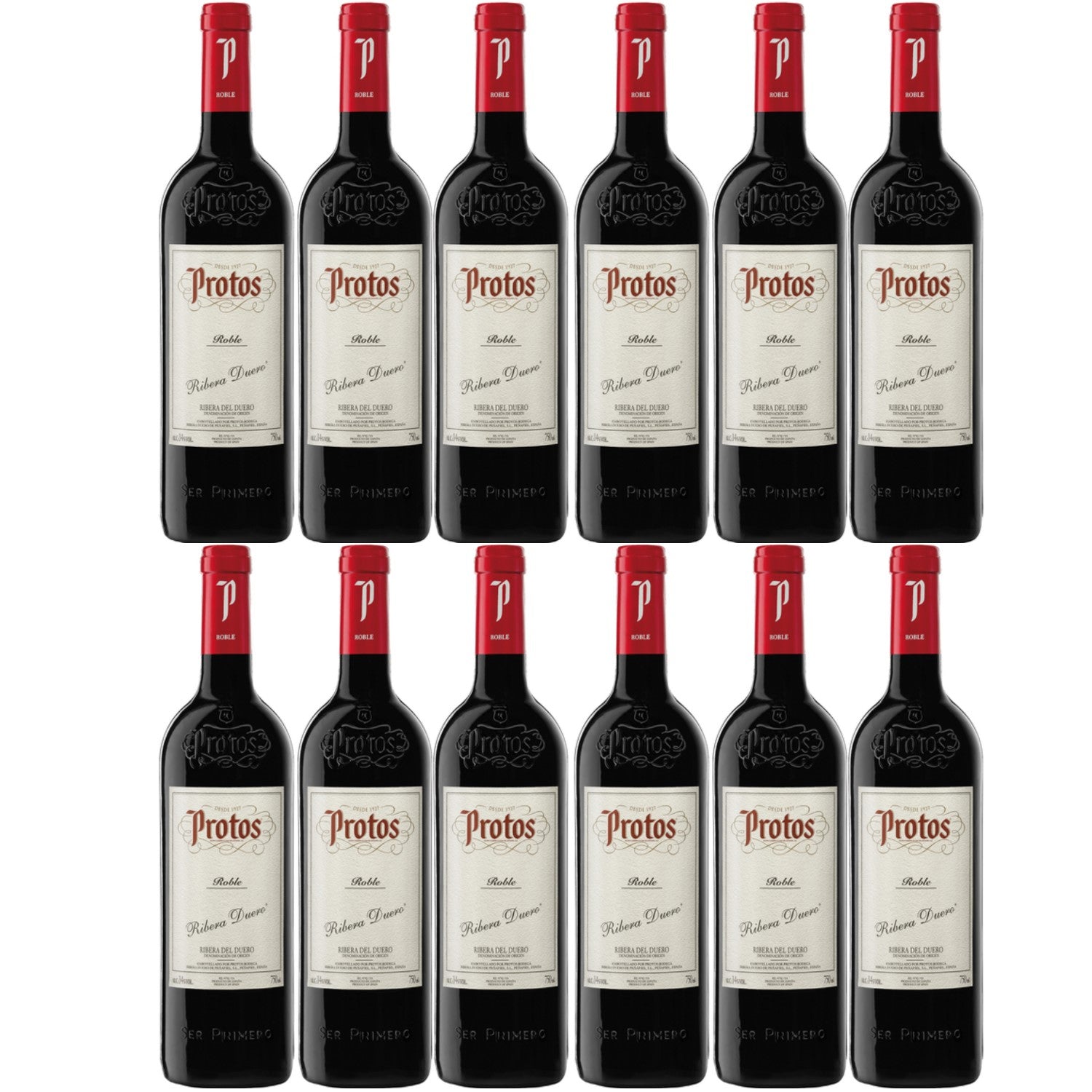 Bodegas Protos Roble Tempranillo D.O. Trocken Ribera del Duero Spanien (12 x 0.75l) - Versanel -