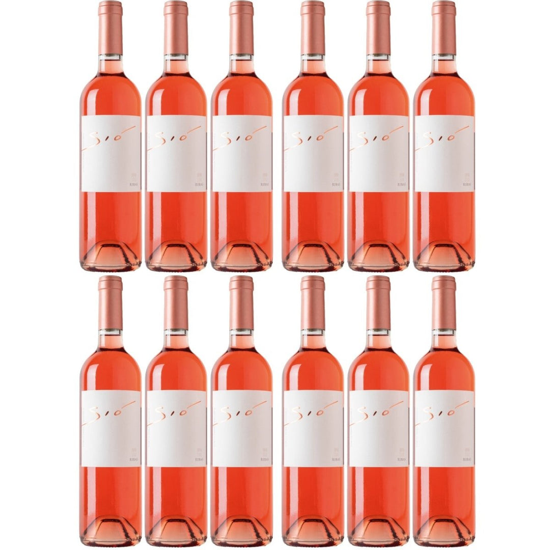 Bodegas Ribas Sio Rosat Roséwein Wein trocken Bio Mallorca Spanien (12 Flaschen) - Versanel -