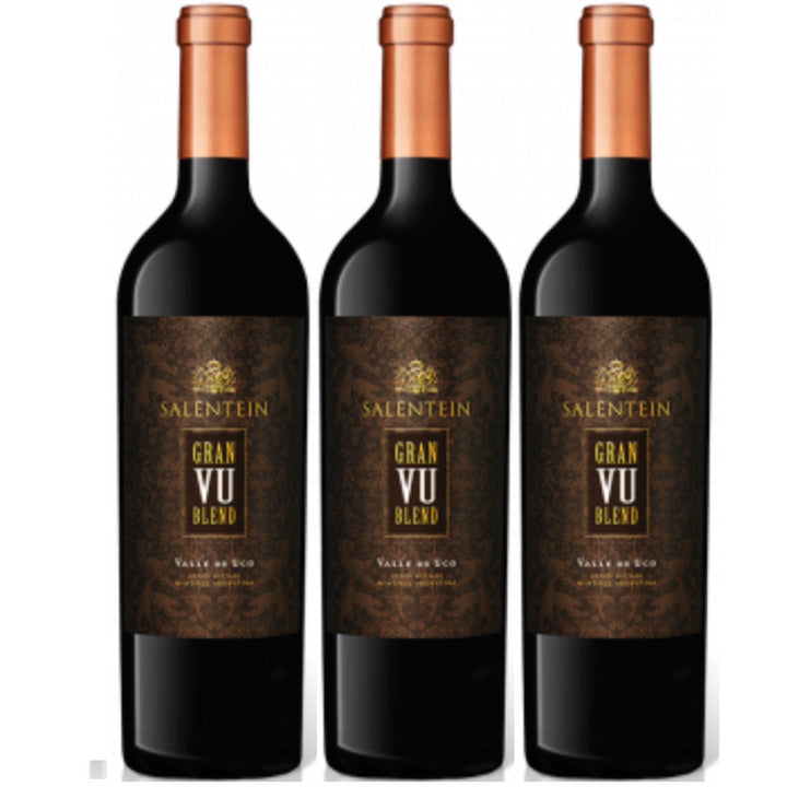 Bodegas Salentein Gran Vu Blend Rotwein Wein trocken Argentinien (3 x 0.75l) - Versanel -