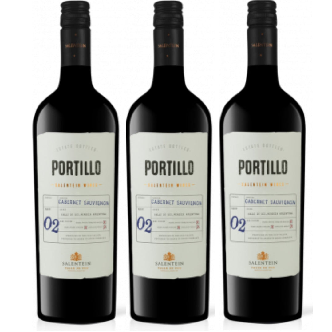 Bodegas Salentein Portillo Cabernet Sauvignon Rotwein Wein trocken Argentinien (3 x 0.75l) - Versanel -