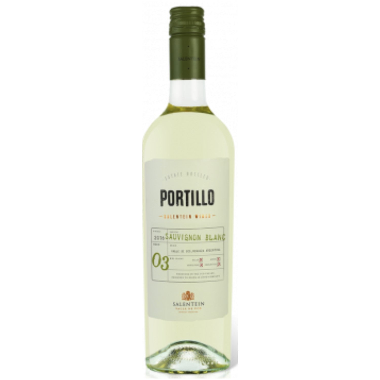 Bodegas Salentein Portillo Sauvignon Blanc Weißwein Wein trocken Argentinien (12 x 0.75l) - Versanel -