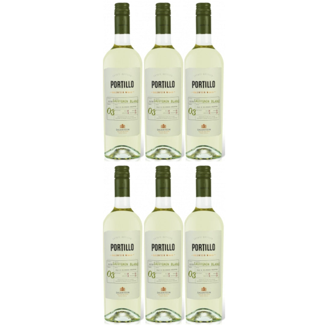 Bodegas Salentein Portillo Sauvignon Blanc Weißwein Wein trocken Argentinien (6 x 0.75l) - Versanel -