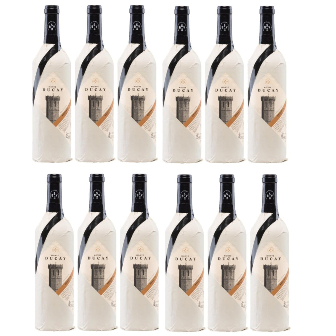 Bodegas San Valero Monte Ducay Reserva Pergamino Vegan Rotwein Wein Trocken Spanien (12 x 0,75l) - Versanel -
