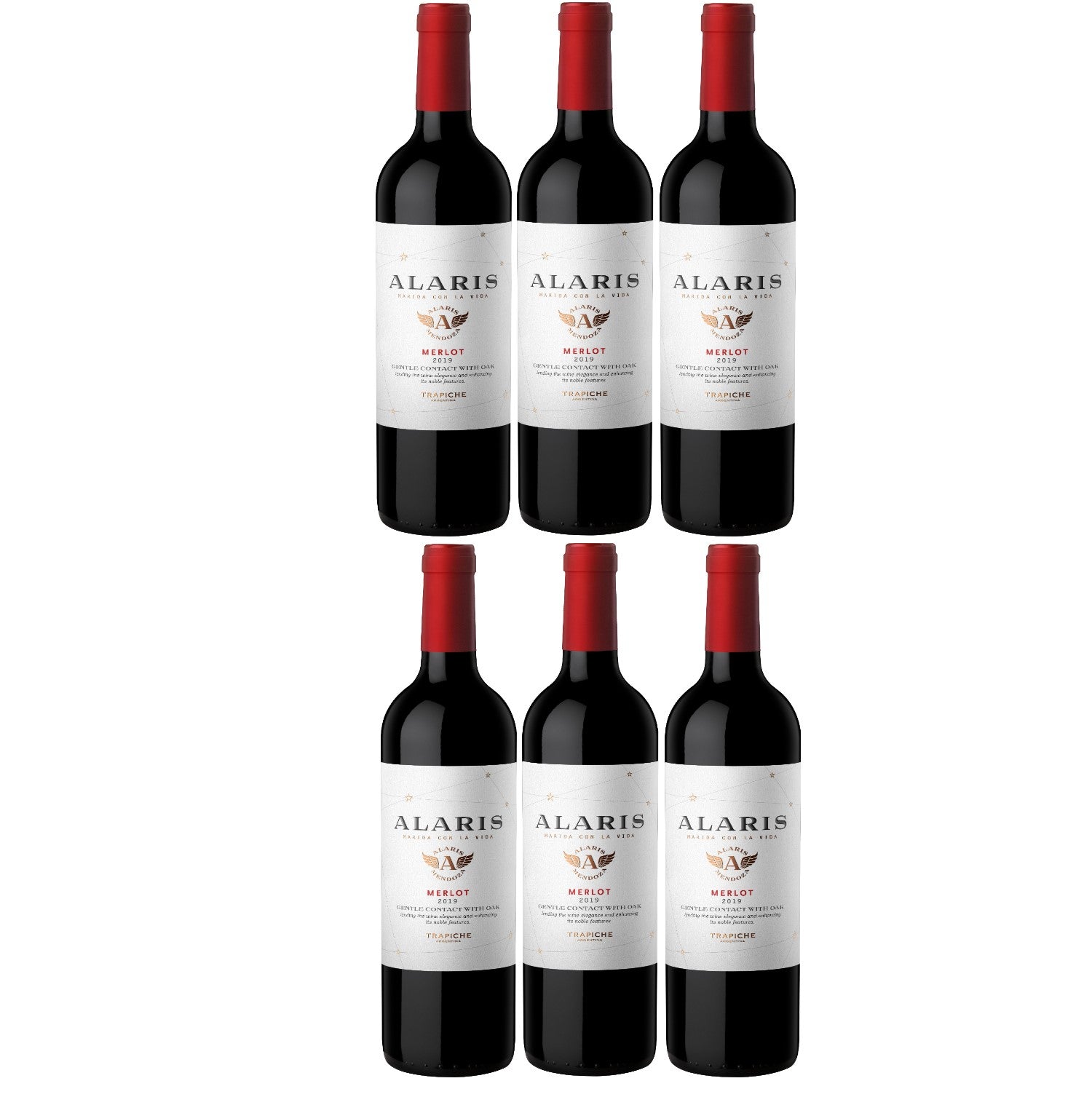 Bodegas Trapiche Alaris Merlot Rotwein Wein trocken Argentinien (6 x 0.75l) - Versanel -