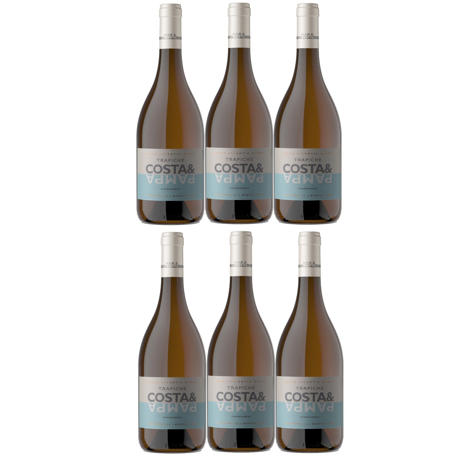 Bodegas Trapiche Costa & Pampa Chardonnay Weißwein Wein trocken Argentinien (6 x 0.75l) - Versanel -