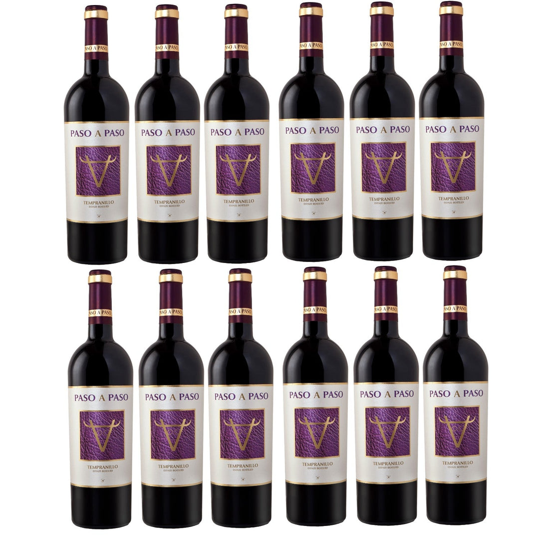 Bodegas Volver Paso a Paso Tinto Tempranillo Rotwein Wein trocken Spanien (12 x 0.75l) - Versanel -