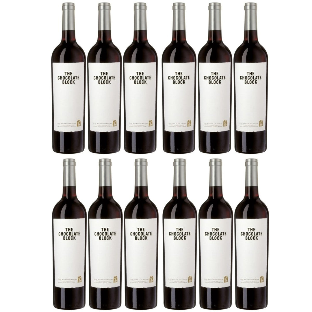 Boekenhoutskloof Chocolate Block Rotwein Wein Cuvée trocken Swartland Südafrika (12 Flaschen) - Versanel -