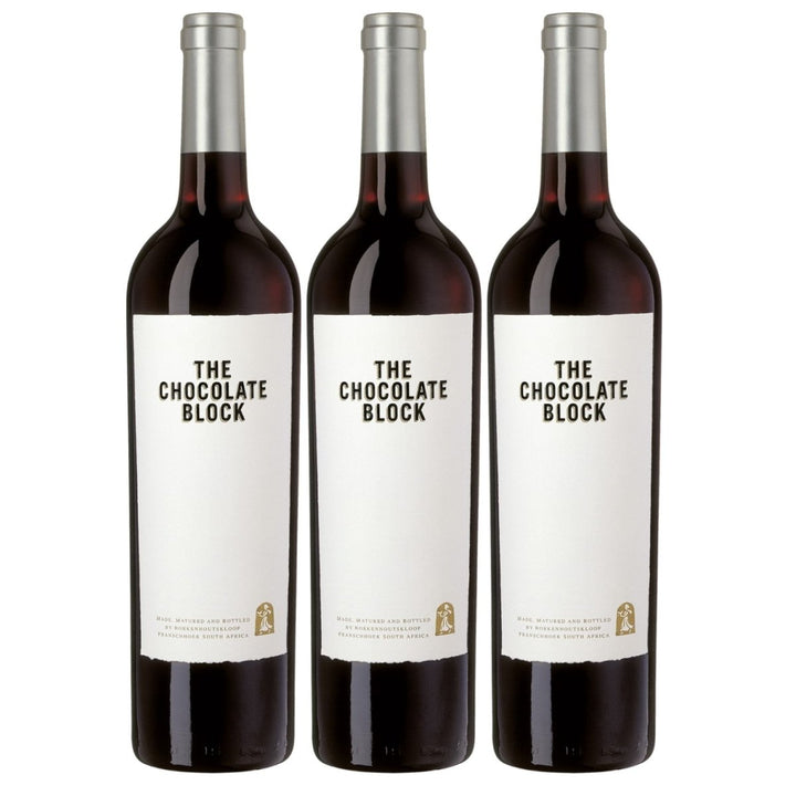 Boekenhoutskloof Chocolate Block Rotwein Wein Cuvée trocken Swartland Südafrika (3 Flaschen) - Versanel -