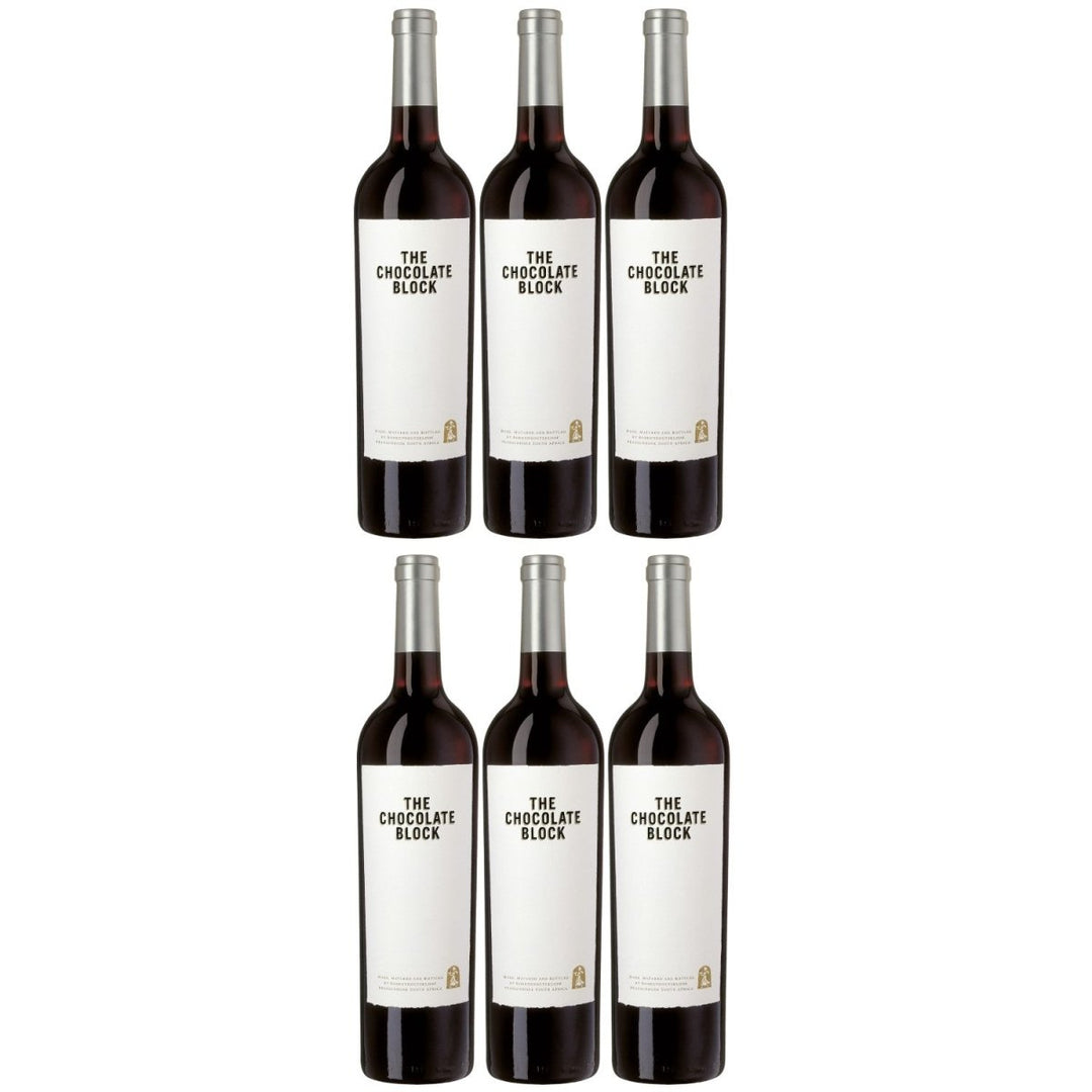 Boekenhoutskloof Chocolate Block Rotwein Wein Cuvée trocken Swartland Südafrika (6 Flaschen) - Versanel -