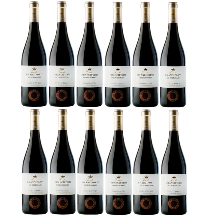Branciforti dei Bordonaro Nero d´Avola Terre Siciliane IGT Rotwein Wein Italien (12 x 0,75l) - Versanel -