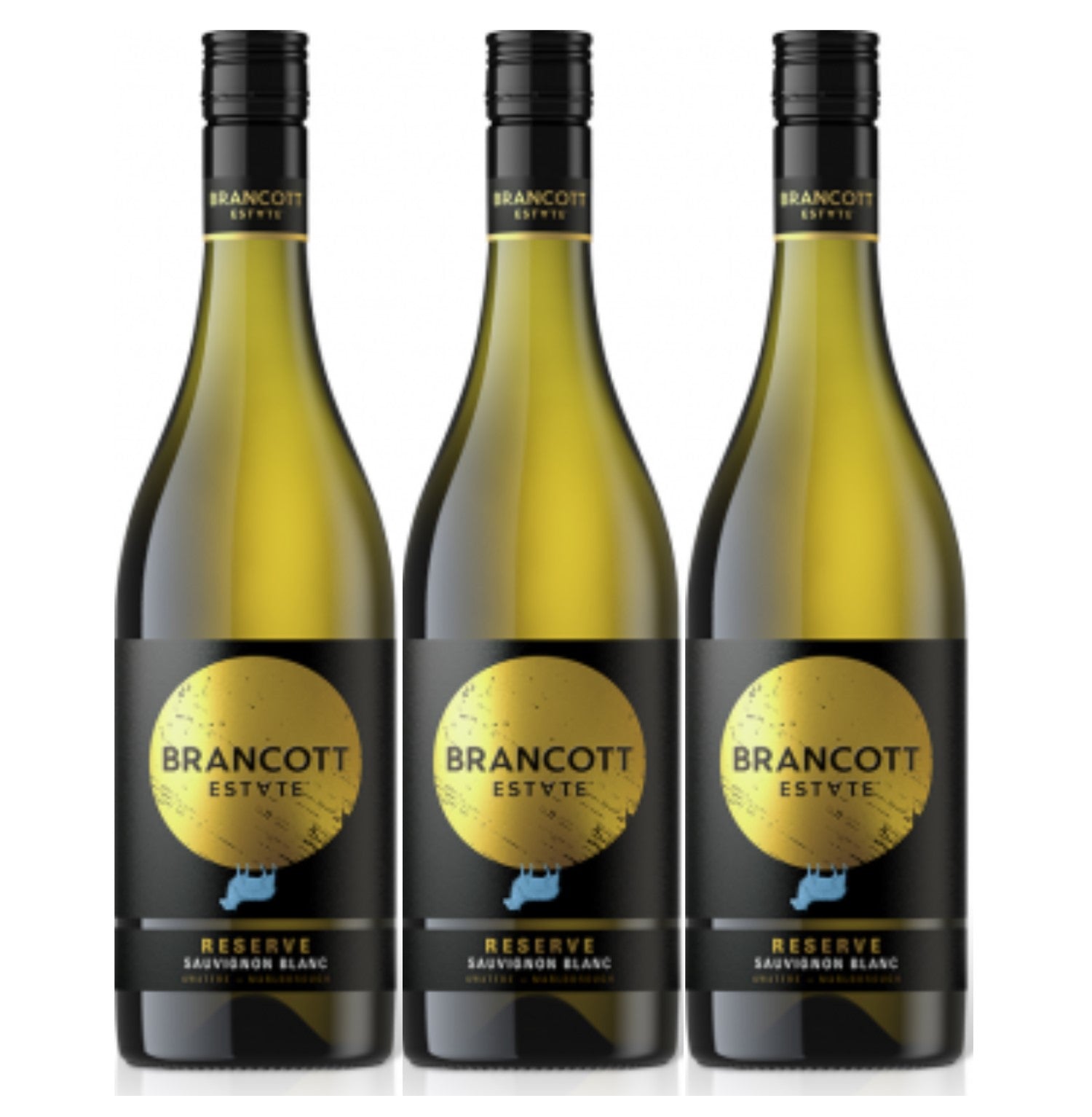 Brancott Estate Terroir Series Sauvignon Blanc Reserve Weißwein Wein trocken Neuseeland (3 x 0.75l) - Versanel -