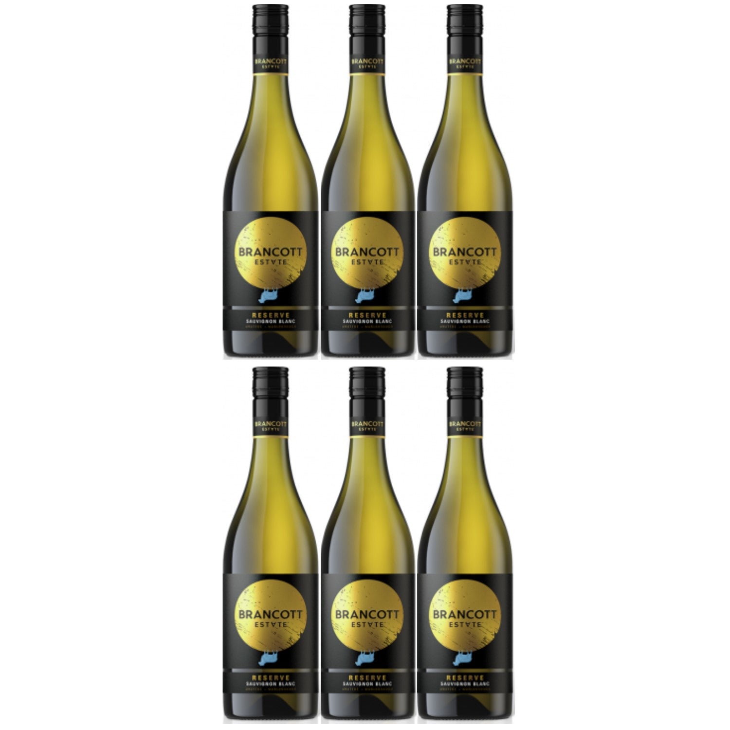 Brancott Estate Terroir Series Sauvignon Blanc Reserve Weißwein Wein trocken Neuseeland (6 x 0.75l) - Versanel -
