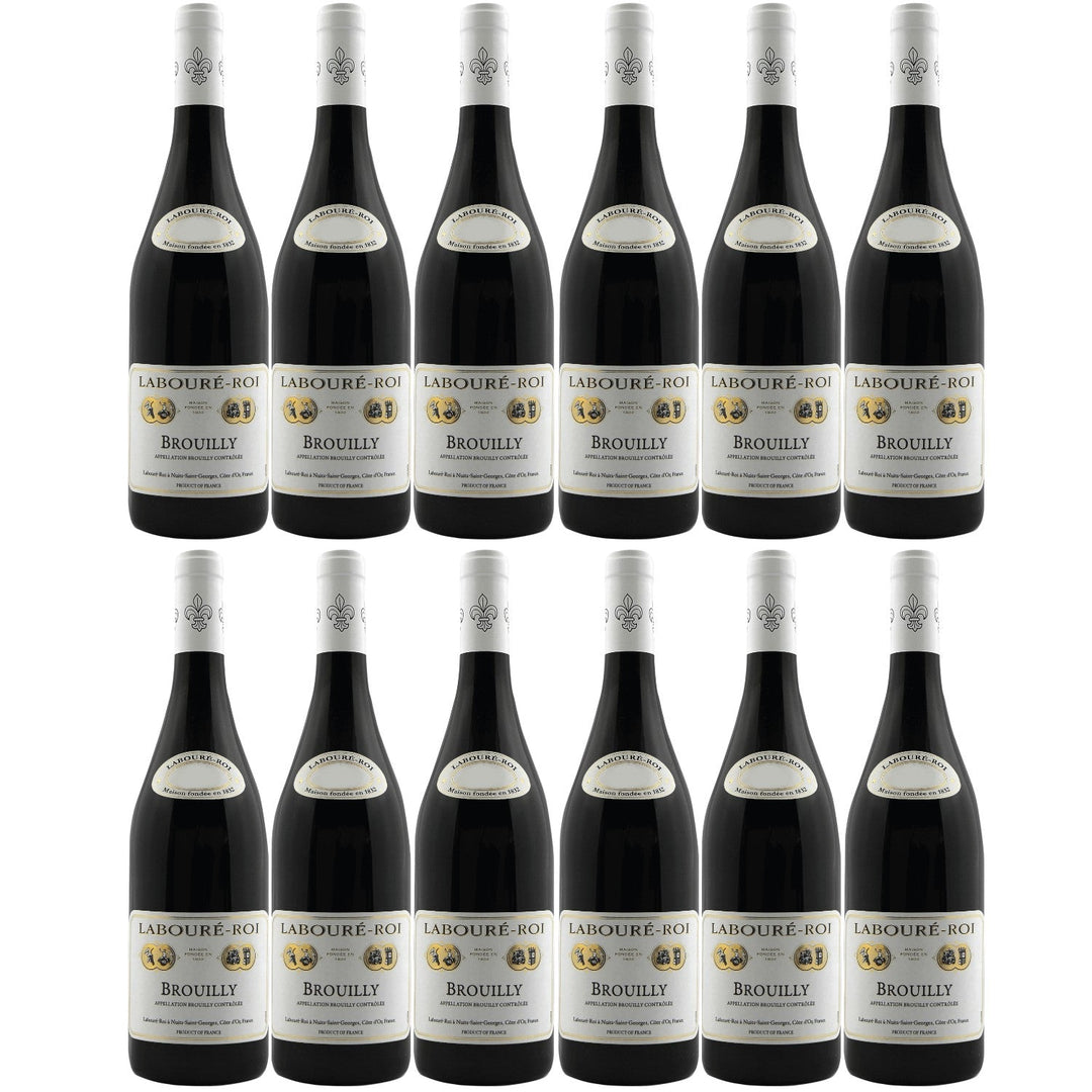 Brouilly AOC Labouré-Roi Rotwein Wein trocken Frankreich I Visando Paket (12 x 0,75l) - Versanel -