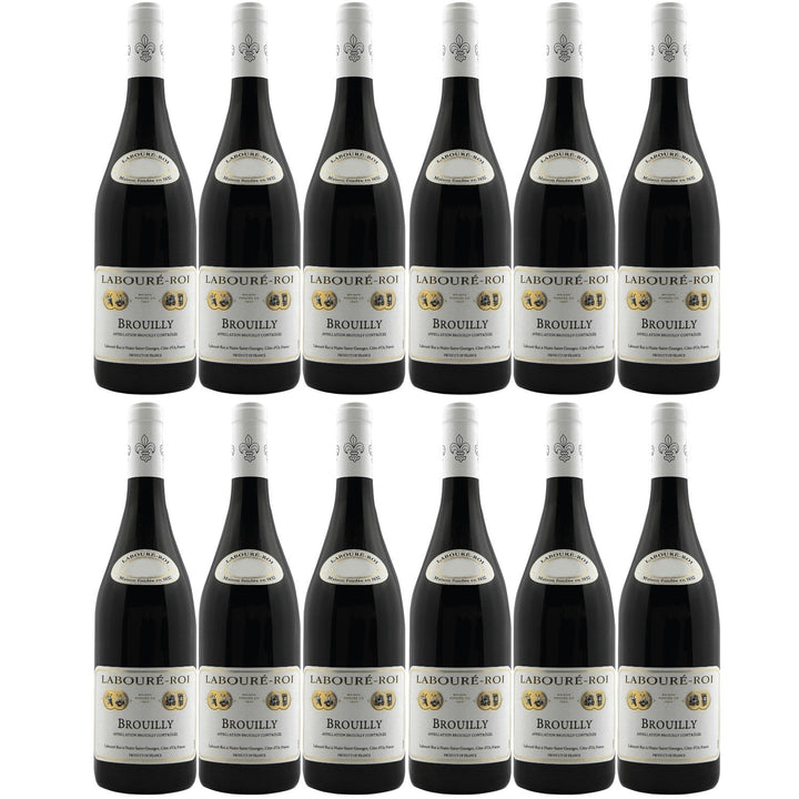 Brouilly AOC Labouré-Roi Rotwein Wein trocken Frankreich I Visando Paket (12 x 0,75l) - Versanel -