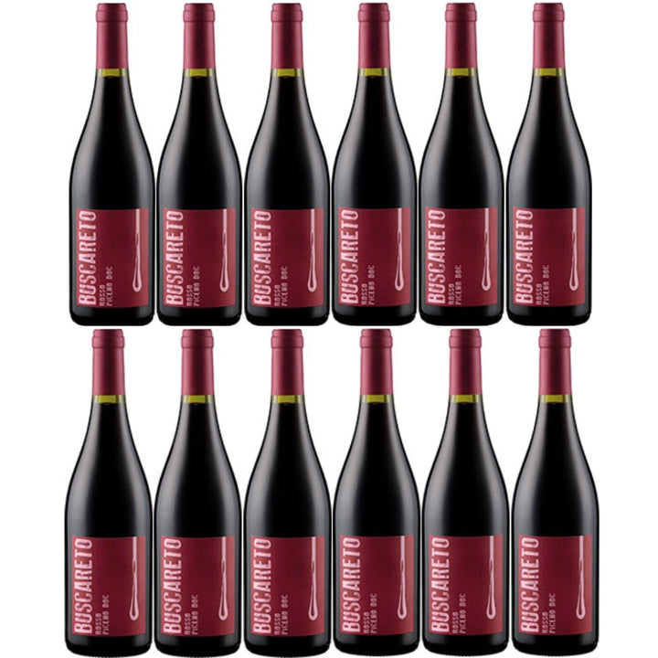 Buscareto Rosso Piceno Rotwein Wein Trocken DOC Italien I Visando Paket (12 x 0,75l) - Versanel -