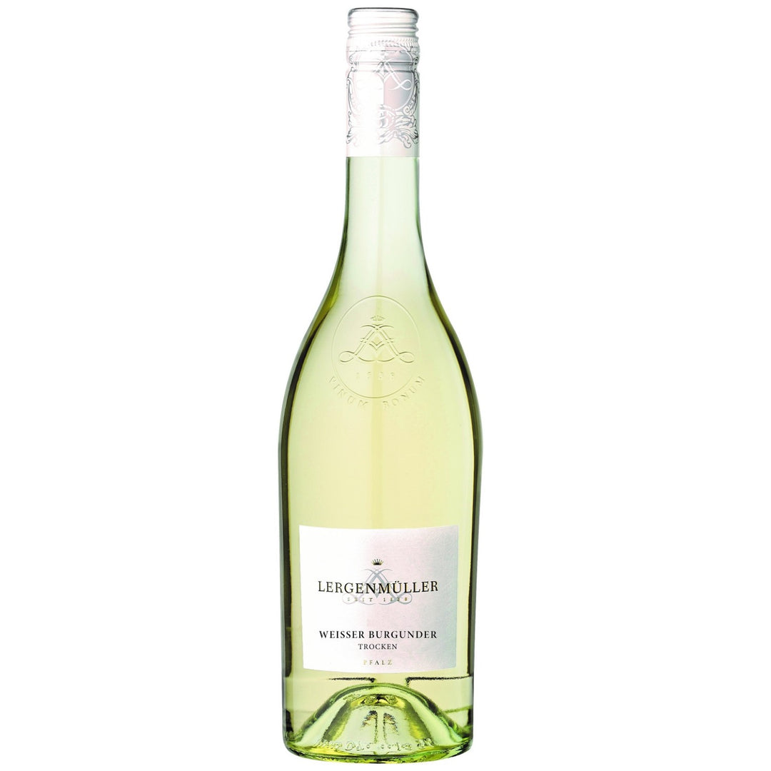 Lergenmüller Weißer Burgunder Weißwein Wein Trocken vegan Pfalz (1 x 0,75l)