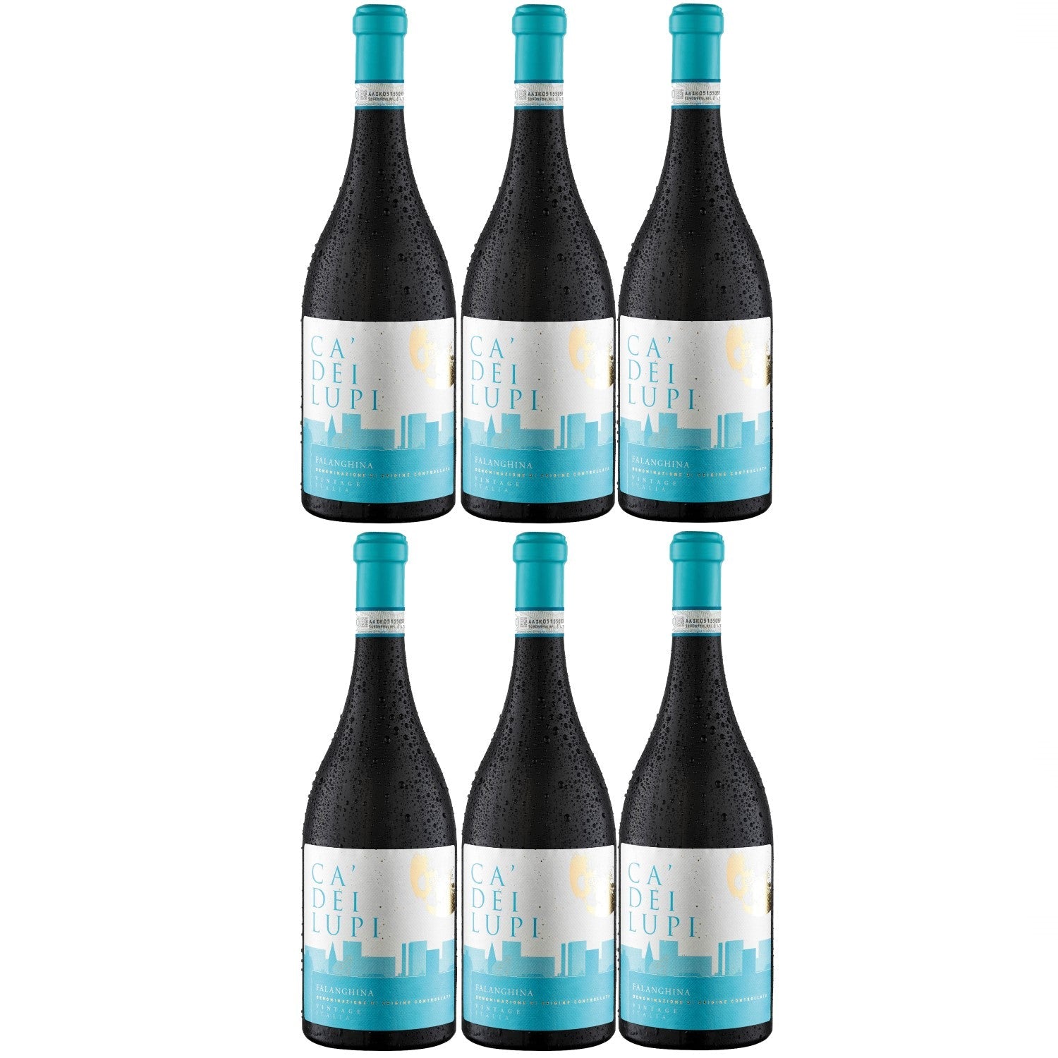 Ca' Dei Lupi Falanghina DOC Weißwein Wein trocken Italien (6 x 0.75l) - Versanel -