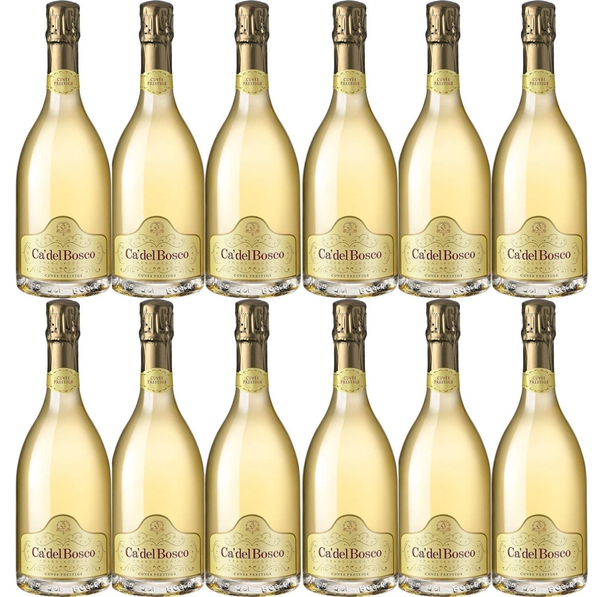 Ca' del Bosco Cuvée Prestige Extra Brut Franciacorta Schaumwein DOCG Italien (12 x 0.75l) - Versanel -