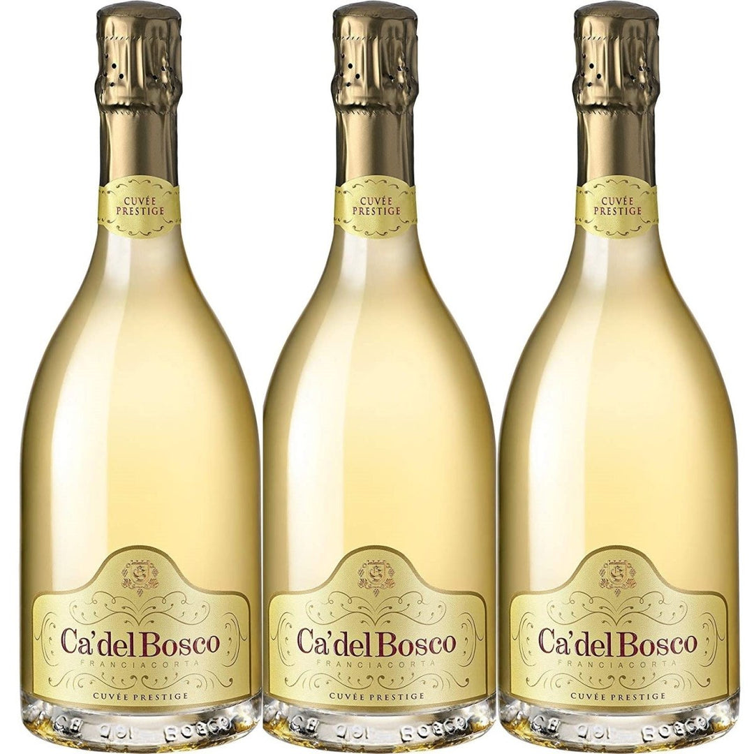 Ca' del Bosco Cuvée Prestige Extra Brut Franciacorta Schaumwein DOCG Italien (3 x 0.75l) - Versanel -