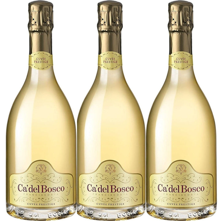 Ca' del Bosco Cuvée Prestige Extra Brut Franciacorta Schaumwein DOCG Italien (3 x 0.75l) - Versanel -