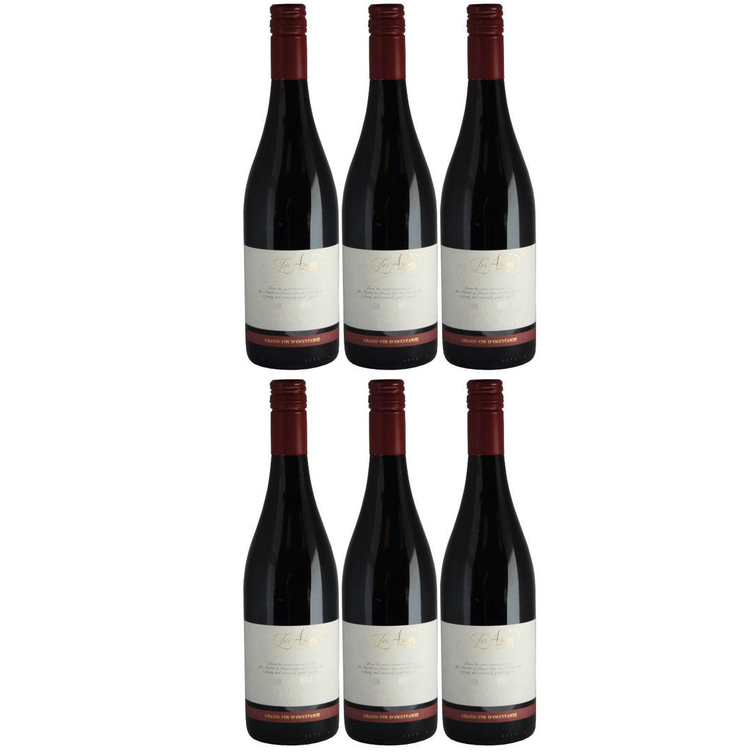 Cabernet Sauvignon Les Anges Pays d'Oc IGP Rotwein Wein trocken Frankreich I Visando Paket (6 x 0,75l) - Versanel -