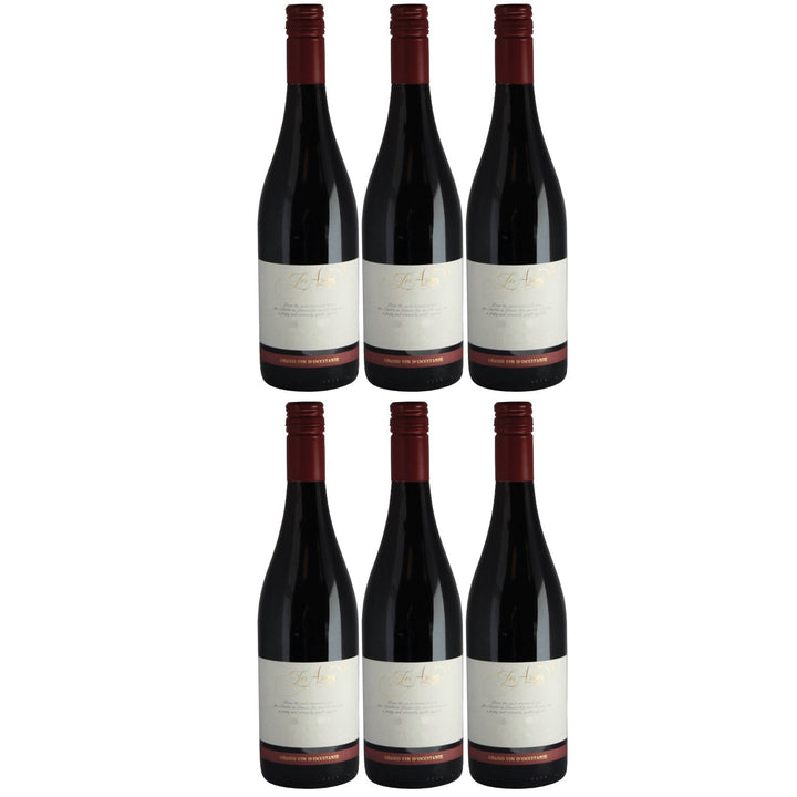 Cabernet Sauvignon Les Anges Pays d'Oc IGP Rotwein Wein trocken Frankreich I Visando Paket (6 x 0,75l) - Versanel -