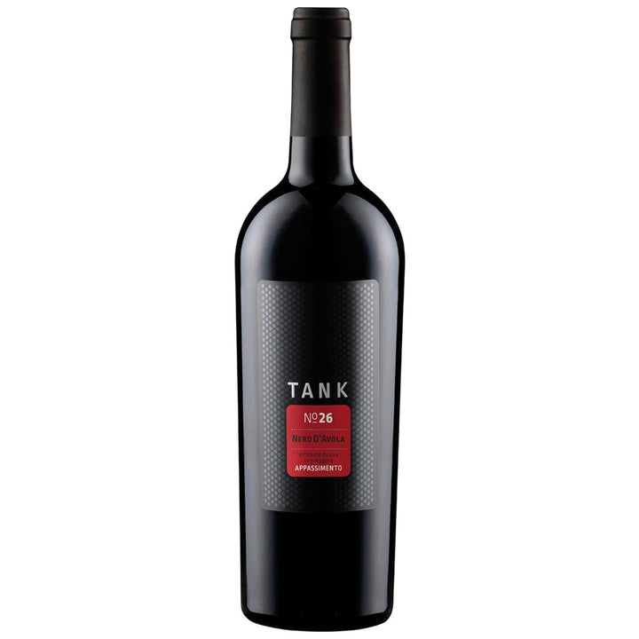 Camivini TANK 26 Nero d'Avola Appassimento IGT Rotwein Wein Halbtrocken Italien I Visando Paket (12 x 0,75l) - Versanel -