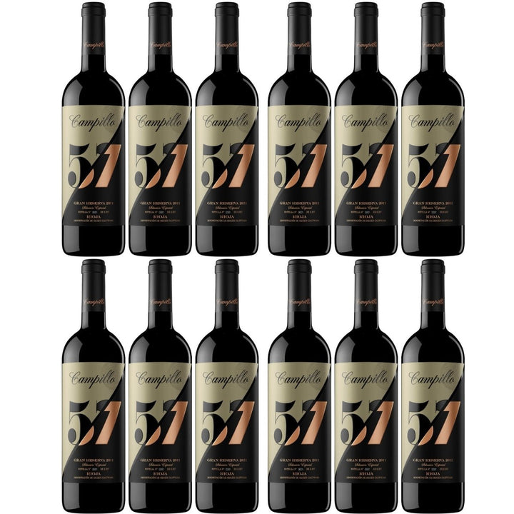 Campillo 57 Gran Reserva Rotwein Wetrocken Spanien ( 12 x 0,75l ) - Versanel -