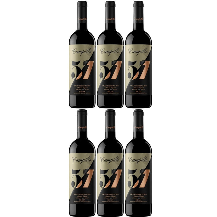 Campillo 57 Gran Reserva Rotwein Wetrocken Spanien ( 6 x 0,75l ) - Versanel -