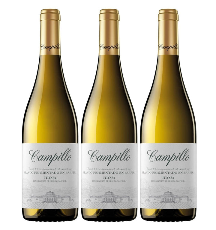Campillo Blanco Fermentado en Barrica Weißwein Wein trocken Spanien ( 3 x 0,75l ) - Versanel -