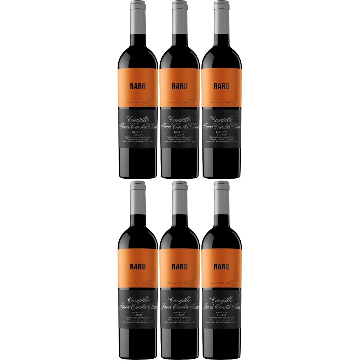 Campillo Raro Finca Cuesta Clara Reserva Rotwein Wein trocken Spanien ( 6 x 0,75l ) - Versanel -