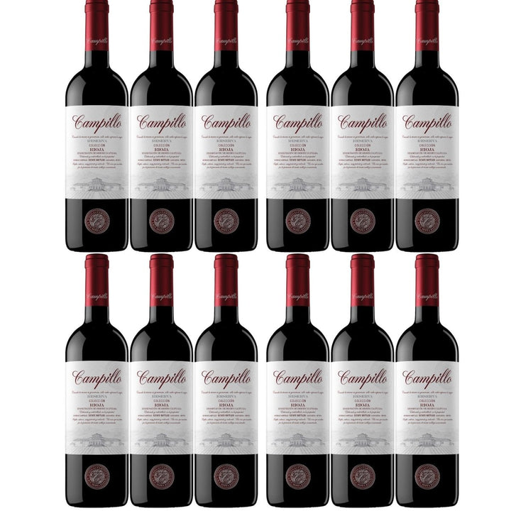 Campillo Reserva Colección Rotwein Wein trocken Spanien ( 12 x 0,75l ) - Versanel -