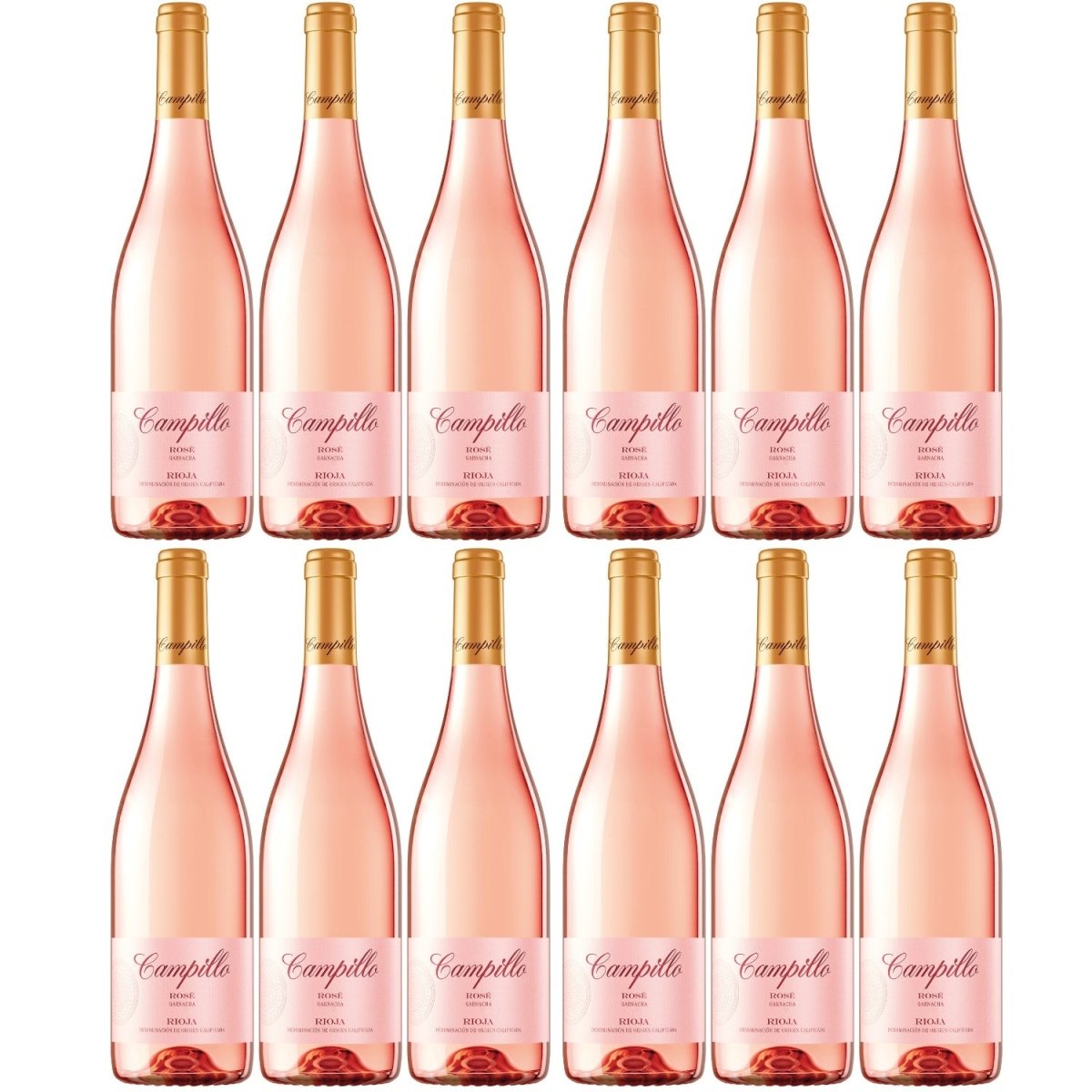 Campillo Rosado Roséwein Wein trocken Spanien (12 x 0,75l ) - Versanel -